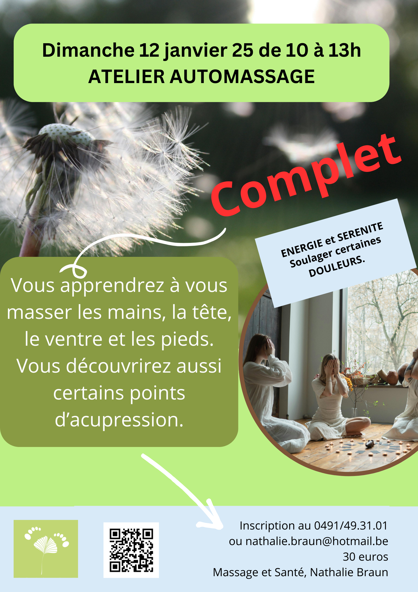 Atelier massage