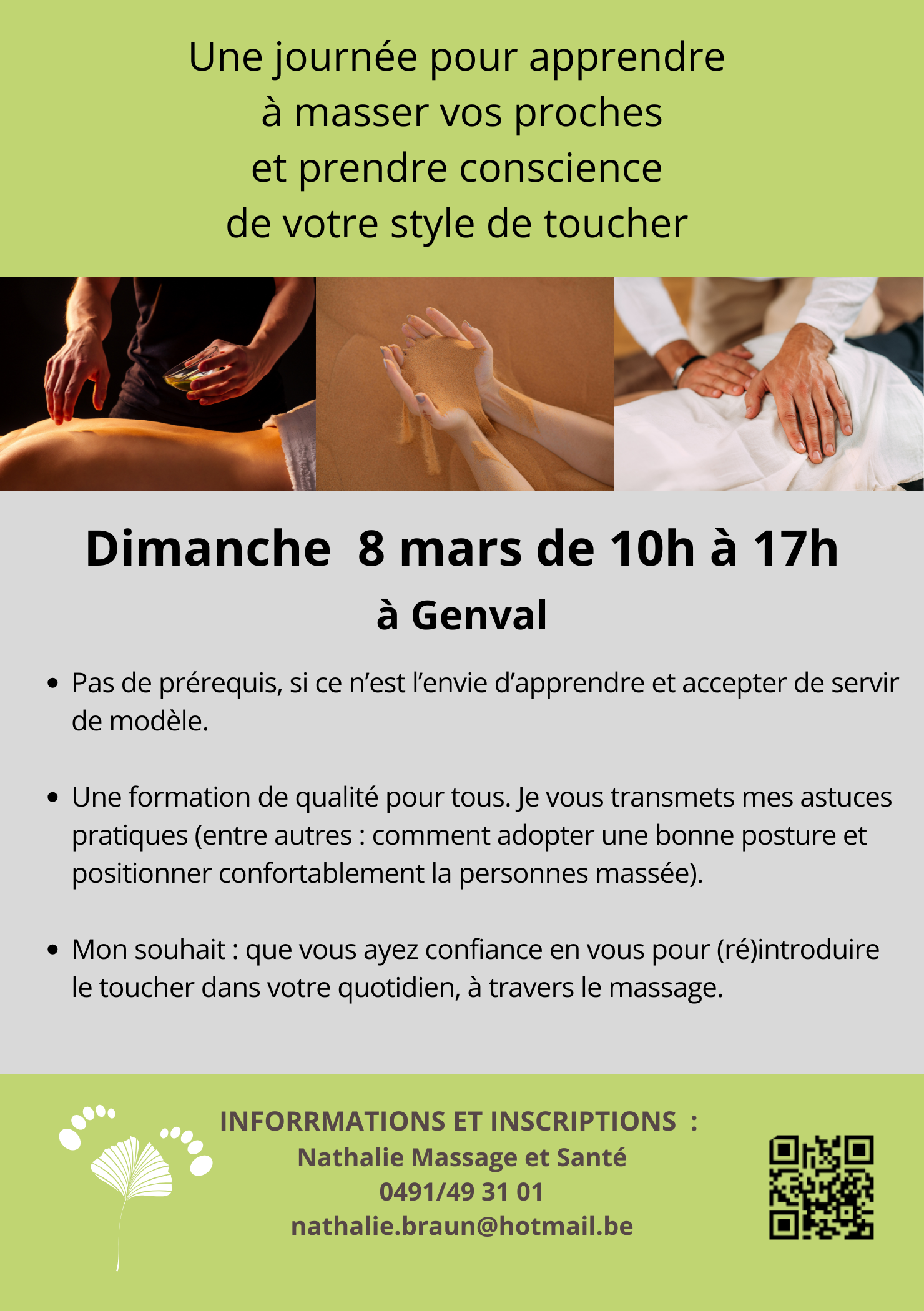 Atelier massage